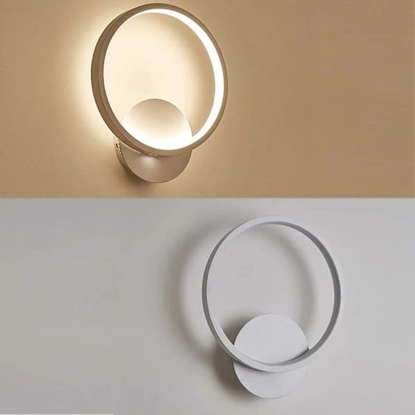 LED Vägglampa Inomhus 13W Rund Varmvit 3000K Modern för Sovrum Vardagsrum Trappa Hall AC 220V