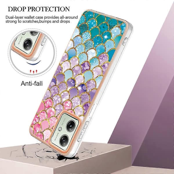 Galvanisering IMD TPU-telefondeksel (til Motorola Moto G54)