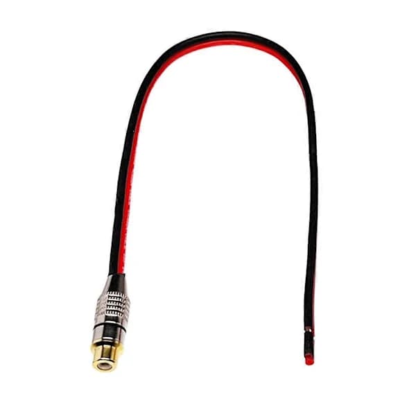 Högtalarkabel 14 AWG med Phono RCA Hona, 2 kanaler