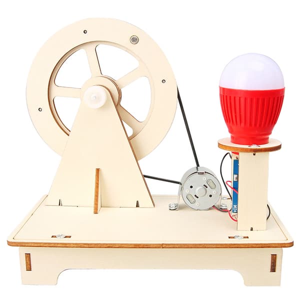 Hand-cranked Generator Creative Invention Handmade DIY Children's Science Experiment Toy Model
