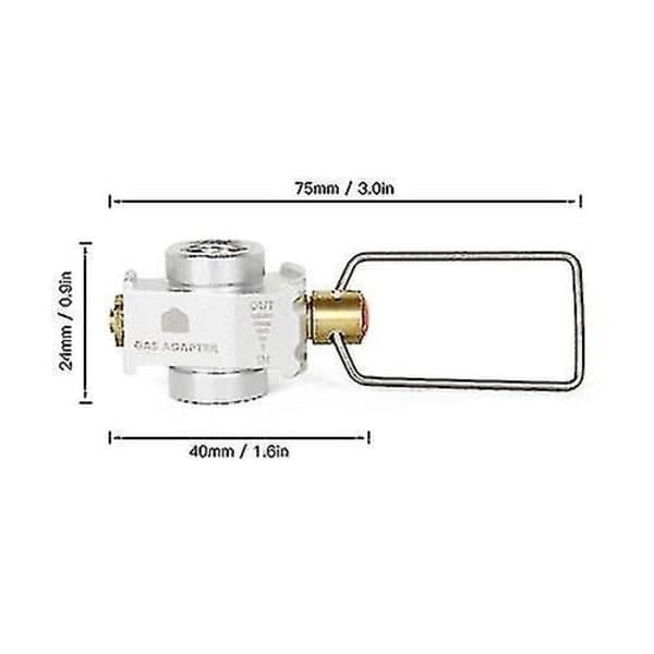 Gas Saver Plus Gas Conversion Adapter Refill Flat Tank Conversion Adapter Camping Gas Adapter Ventil