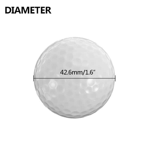 6 stk. LED Lysende Golfbolde Fluorescerende Nat Tilfældig Farve