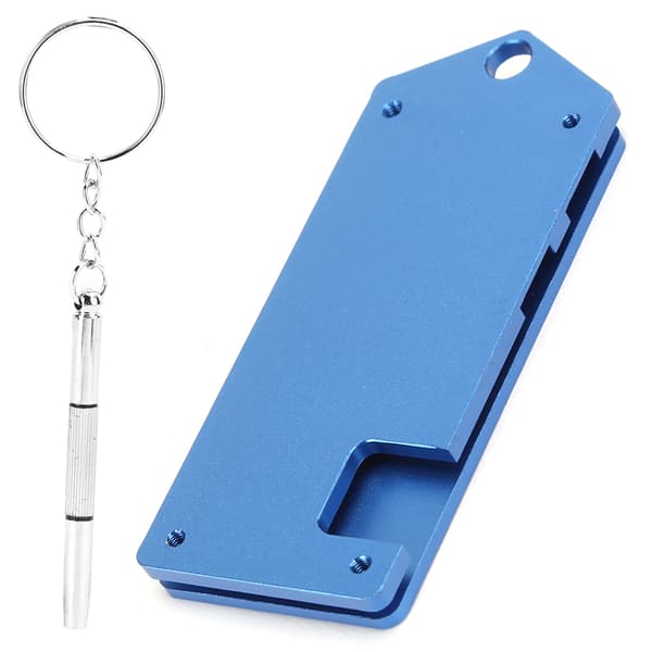 Aluminum Alloy Shell for Raspberry Pi Zero W, Ultra-thin Dustproof Protective Case (Blue)