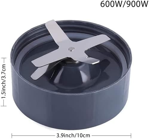 Base til knivblad i rustfrit stål, kortvarig udskiftning af 4 blade (900W)