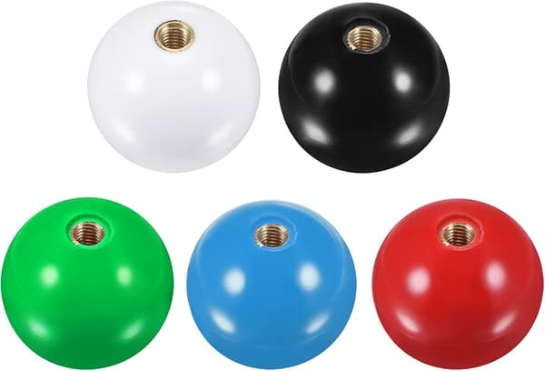 Joystick Håndtag Top Kuglehoved M6 Rød/Grøn/Hvid/Sort/Blå Red