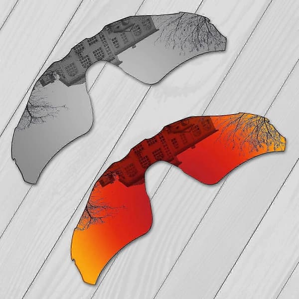 Oakley Radar EV Path OO9208 -vaihtolinssit ja nenätyynysarja, hopea+punainen Silver+Red