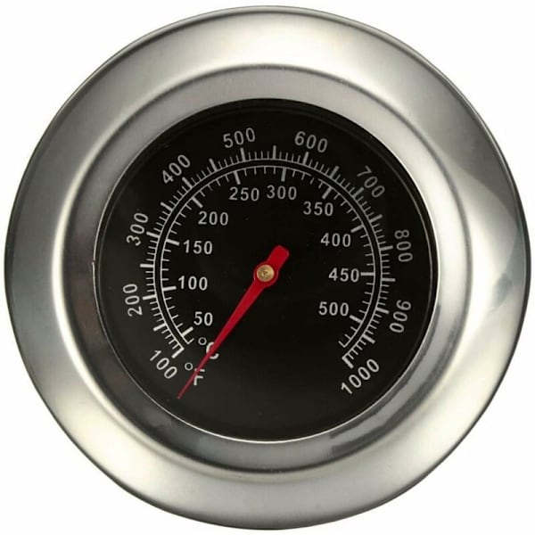 Ovnstermometer i rustfritt stål, BBQ-termometer