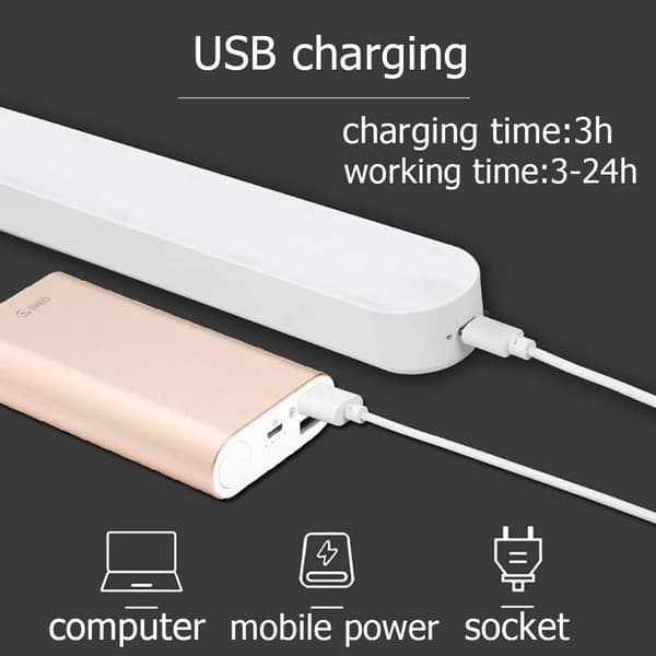 4W magnetisk LED-bordlampe 2800K til 6500K genopladelig trådløs