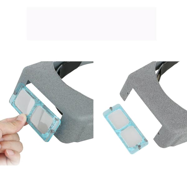 Optivisor Linsehovedbånd Forstørrelsesglas Glas Forstørrelsesvisir Hovedbånd 4 Linser