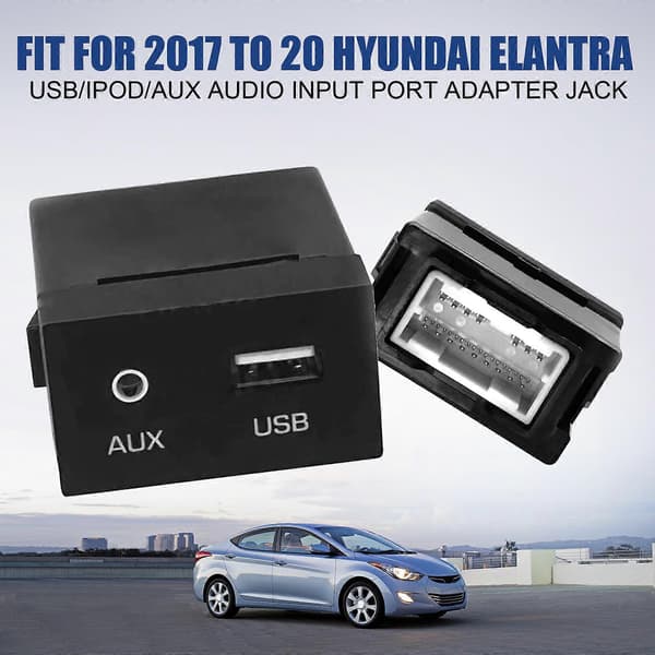 USB/iPod/AUX Lydinngangsport Adapter Jack 96120-F2000 For 17-20 Hyundai Elantra js