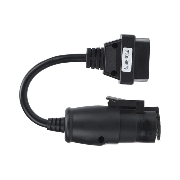 OBD2 30-bens til 16-bens Diagnostisk Kabeladapter 250 mm 98 tommer længde til IVECO Lastbiler