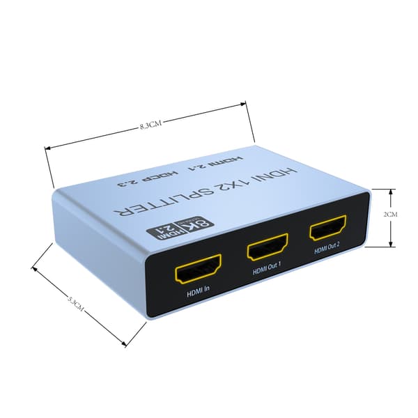 8K 1x2 HDMI-splitter - YZ-B082-V1