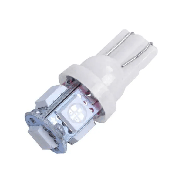 10-pakning - Hvit T10 W5W LED-bilpære