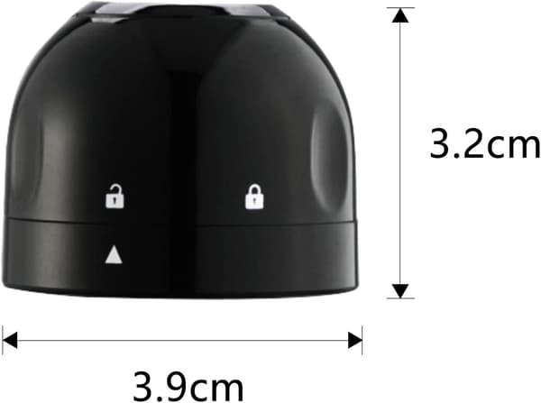 Återanvändbar mousserande vinpropp 2-pack svart champagnepropp Cha