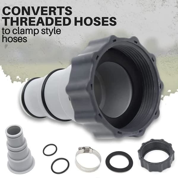 Replacement Hose Adapter for Pumps, Pool Adapter, Pool Connector, for Internally Threaded Hose C[522]