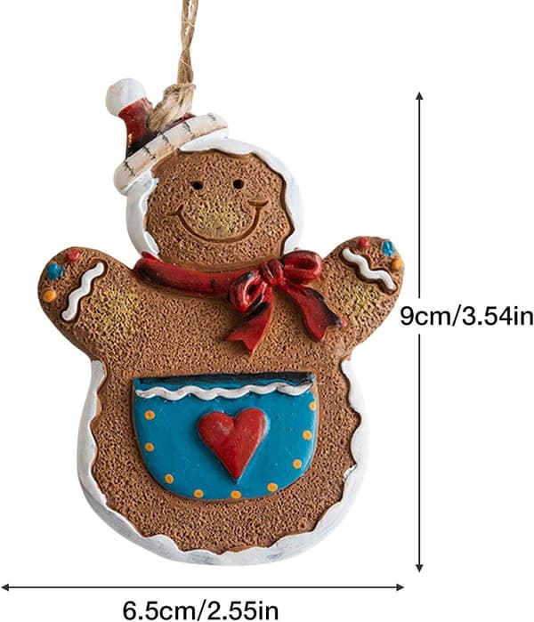 Pepparkaksgubbe Hængende Julepynt Juletræspynt