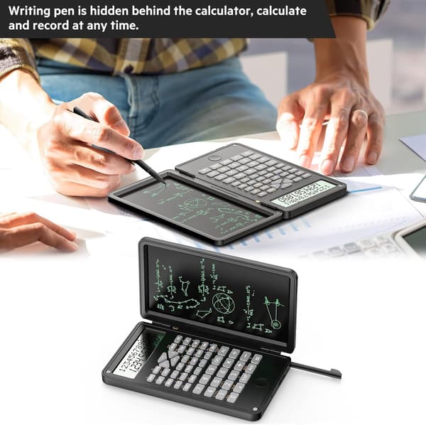 Calculator, Scientific Calculators 12-Digit Calculator with Writing Tablet