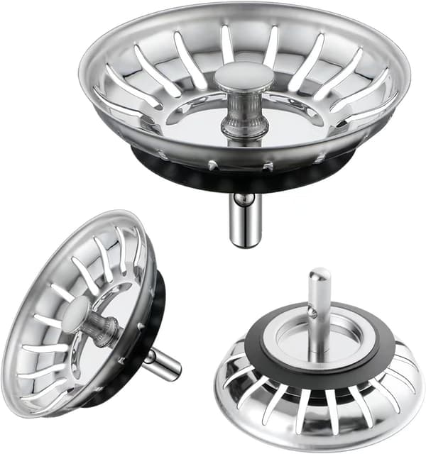 Diskho Silplugg, Universal Diskho Sil (Dia: 79mm), Diskho Silplugg med 20 Spalter, Kompatibel med Blanco 125590 (3-pack)