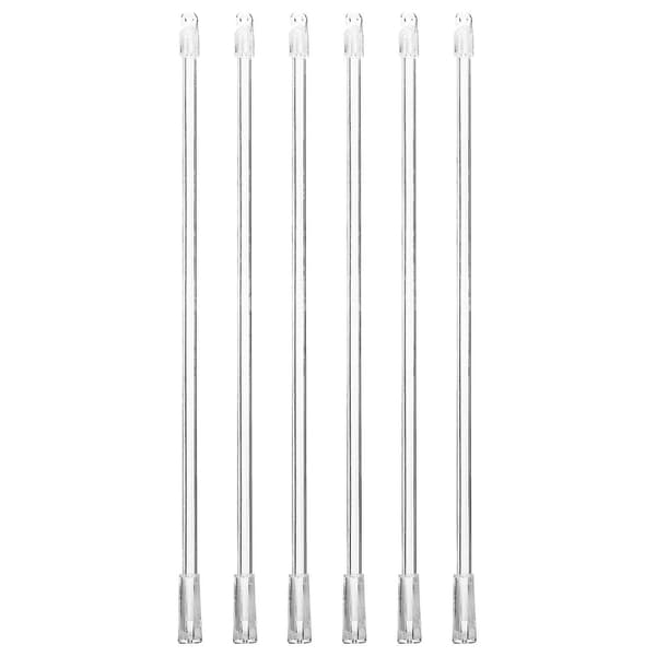 6 Set Blind Wands Vertical Blinds Replacement Wands Blind Rods Blind Knobs (FMY) As Shown 33X1cm As Shown 33X1cm