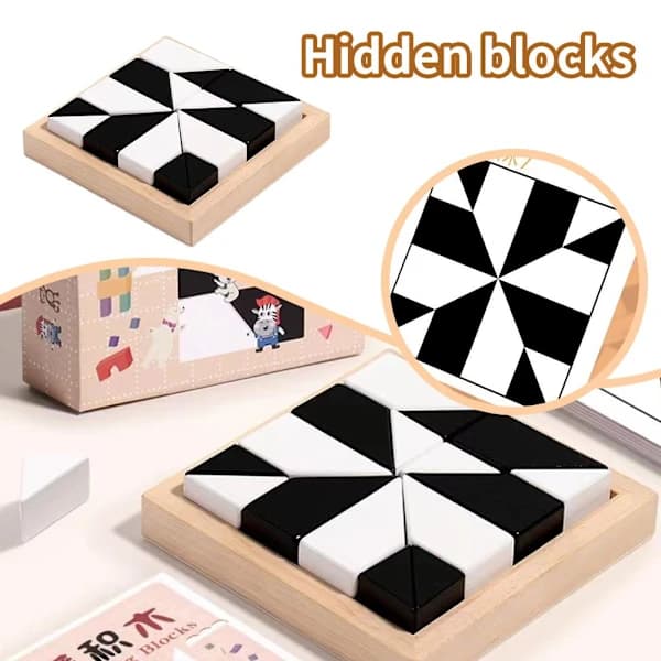 (Pow yeah!) Hidden Block Toy Multiple Game Options Game Parents Toys Children Interactive N0m8