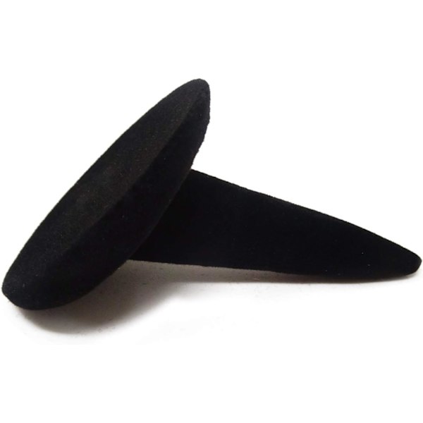 2 STK Sort Fløjl Fingerring Display Stand Organizer - 2 STK Sort