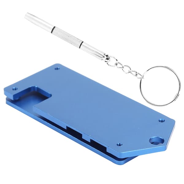 Aluminum Alloy Shell for Raspberry Pi Zero W, Ultra-thin Dustproof Protective Case (Blue)