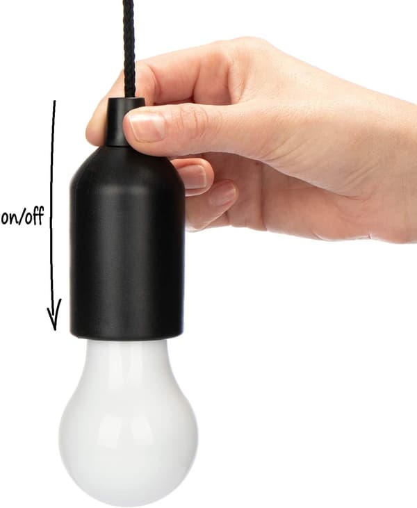 2x LED pendant lamp with switch - pendant lamp - battery operated, ZQKLA