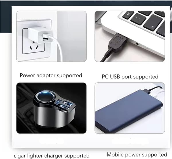 Book Light, Rechargeable Clip-on Reading Light, Adjustable Brightness