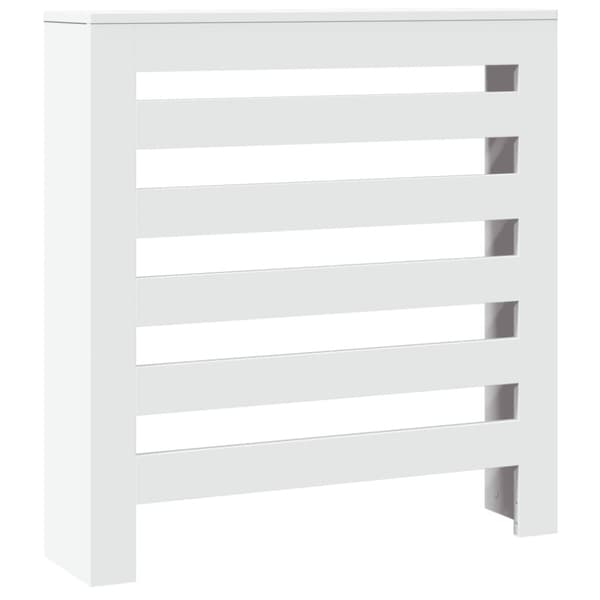 Radiatorskjuler hvit 78x20x82 cm konstruert tre