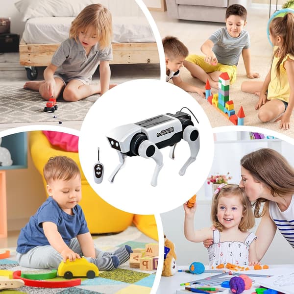 Solar Robot Dog Toy - DIY STEM Building Kit with Solar Panel, Educational Mechanical Pet for Kids & Adults