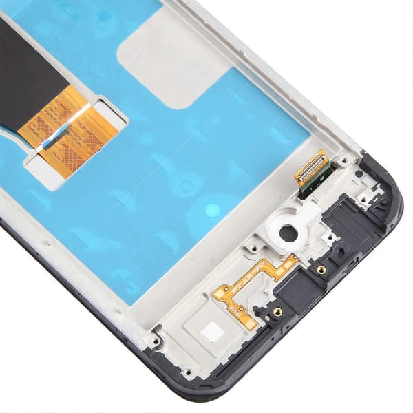 For T-Mobile REVVL 6X Pro 5G LCD Screen Digitizer Full Assembly with Frame (Black) Black Svart