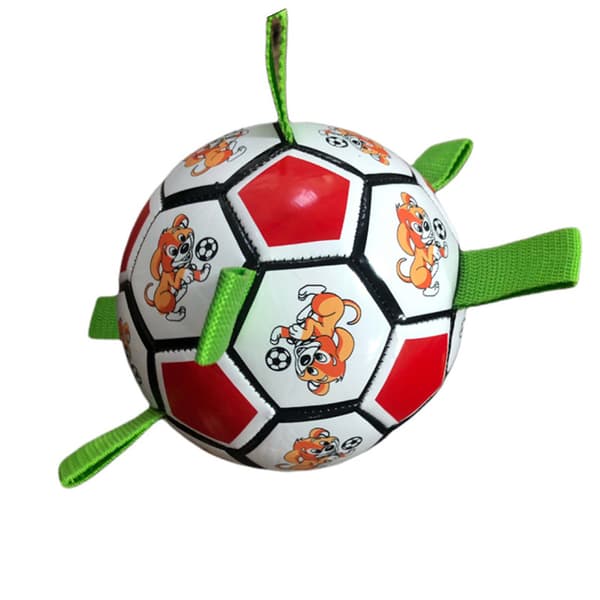 Hundebidende fodboldlegetøj