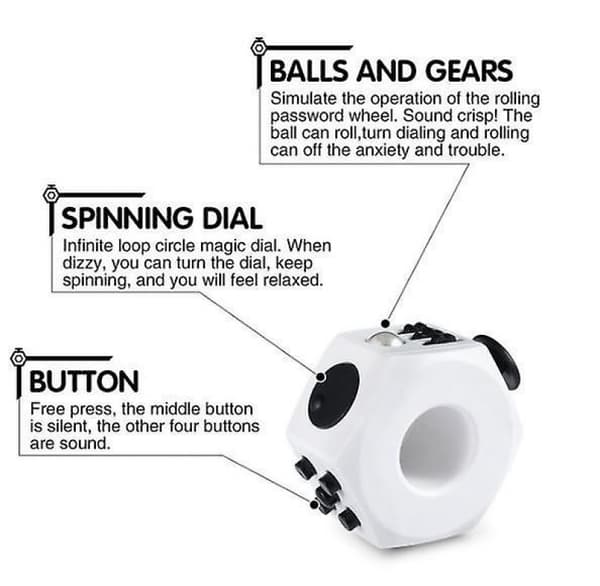Fidgetringer Pop it Cube