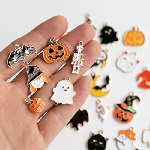 Miniature hængende pynt til forskellige Halloween-dekorationsbehov