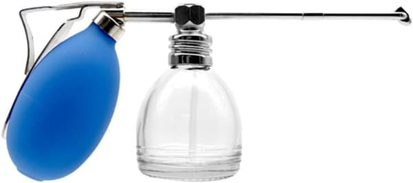 Glassprayflaska för män för hårfiberpulver och aftershave