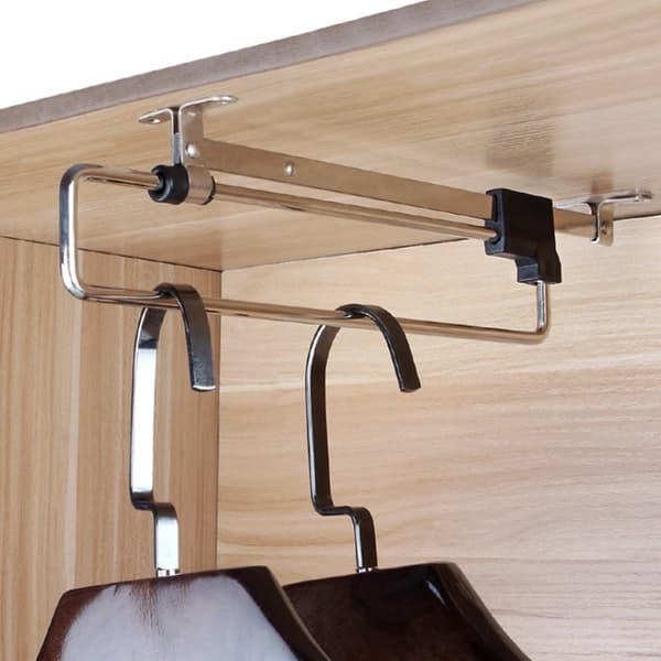 Extendable Clothes Rail - 40 cm - Adjustable Clothes Rail - Adjustable Rod - Wardrobe Rod - Extendable Adjustable Clothes Rail ...