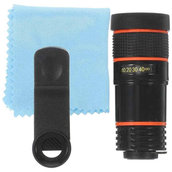 1 set Telescope Mobile Phone Lens 8X Monocular Smartphone Camera Lens