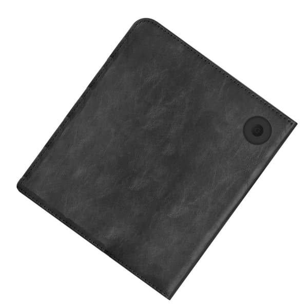 Black PU Leather Stand Case Compatible with Kobo Libra H2O - 7 inch eReader Protective Cover