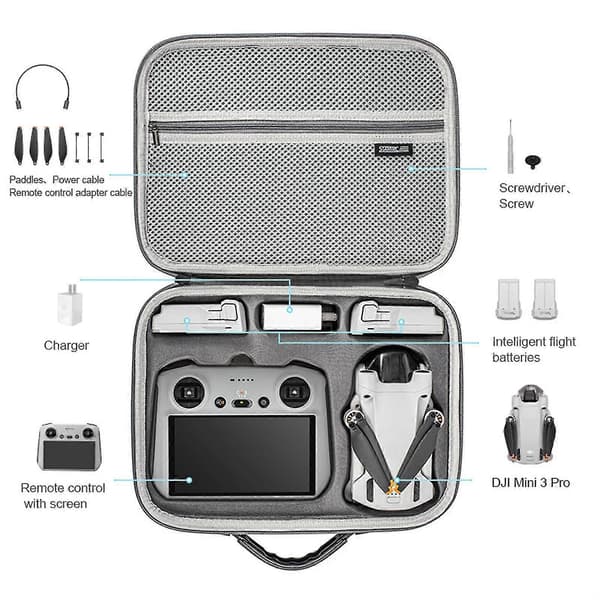 Mini 3 Pro Bæretaske, Bærbar Rejsetaske Til Dji Mini 3 Drone Tilbehør (mini 3 Pro Rc)