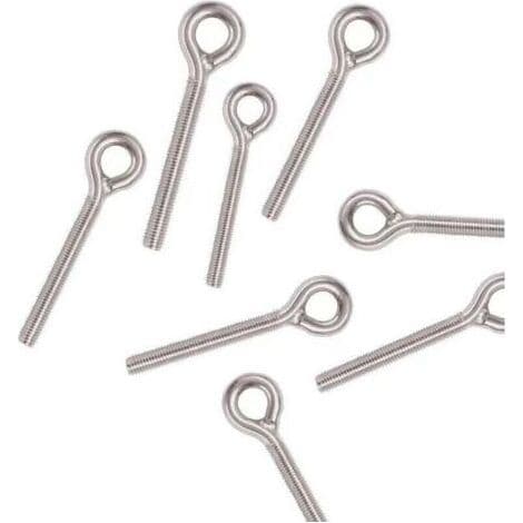 M10 304 rustfrit stål ringe, lukkede, svejsede gevind øjebolte, korrosionsbestandig øjebolt