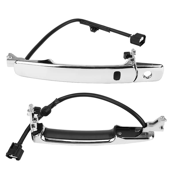 Chrome Exterior Door Handle, Front Left, Smart Entry for Nissan Rogue 2010-2013 80640-CA012