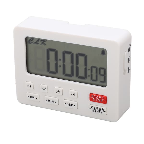 RV Timer LCD Multi-channel Waterproof Shockproof ABS Large Screen Digital Kitchen Timer for ATV 3V