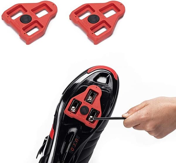 Klamper til pedaler, kompatible med Look Delta (9° float)