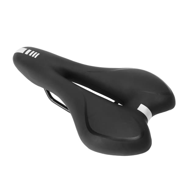 Cykel sadel Sort Hul Åndbar Ergonomisk Design Stødabsorberende Svampepolstring Cykelsadel