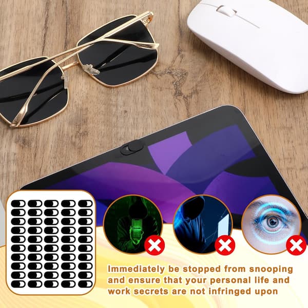 50 stk. Webcam Cover Slide, tommer sort til