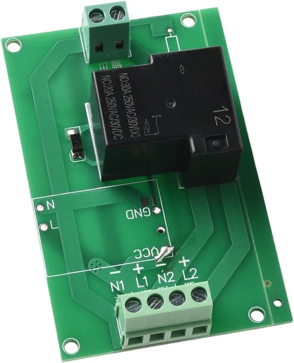 Made Easy 30A Kilde Mekanisme Uafbrudt - Strømkonvertering Dobbelt Afbrydermodul med Skift for Flow (12V) 12V 12V