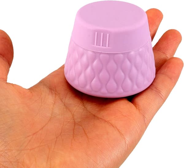 4-pack silikonreseburkar för hudvård och kosmetika