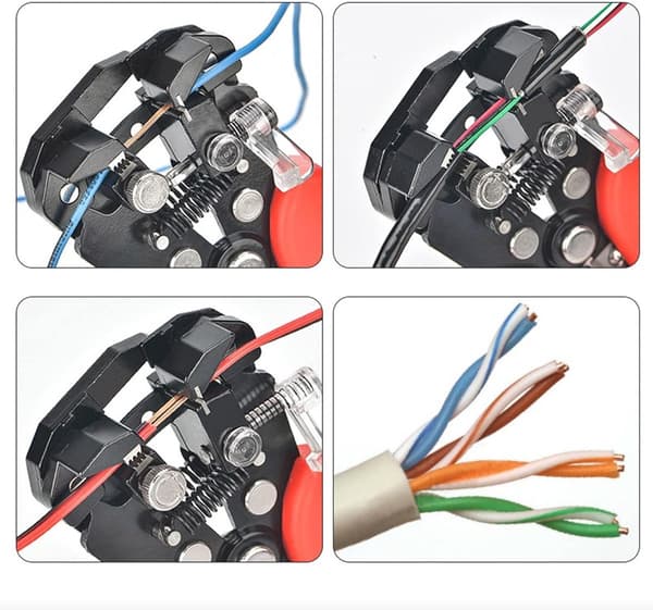Multifunctional Crimping Tool - Cable Cutter - Automatic Wire Stripper - Crimping Tool - Replacement Tool