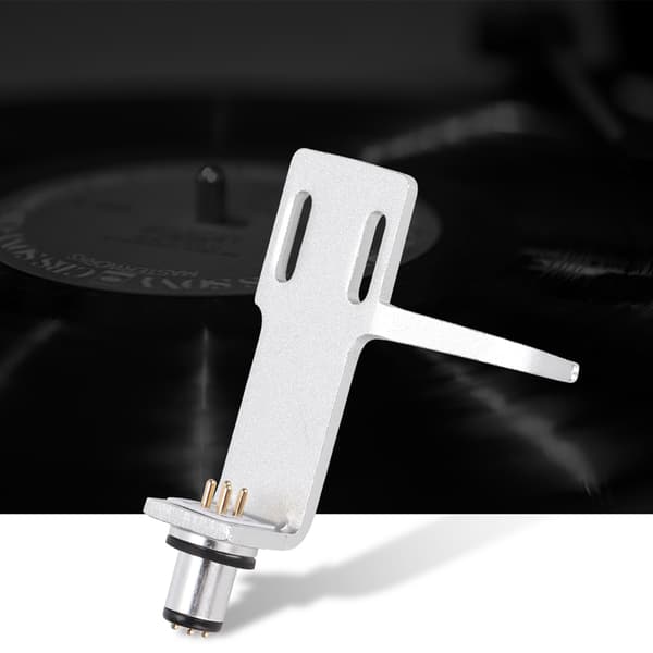 Pladespiller Fonograf Headshell High-end Phono Cartridge Headshell Pladespiller Kit Sølv