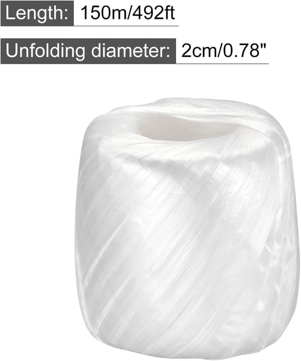 Polyester Nylon Plasttau Hyssing Husholdningsbuntet 6 Farger size_name 1/4 inch